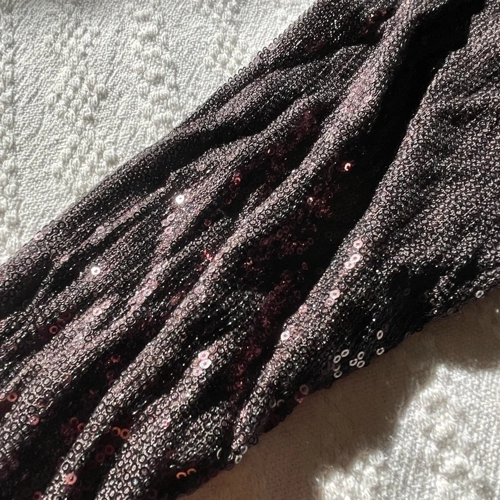 CUSTO BARCELONA Brown and Purple Sequin Leggings - Picture 4 of 4